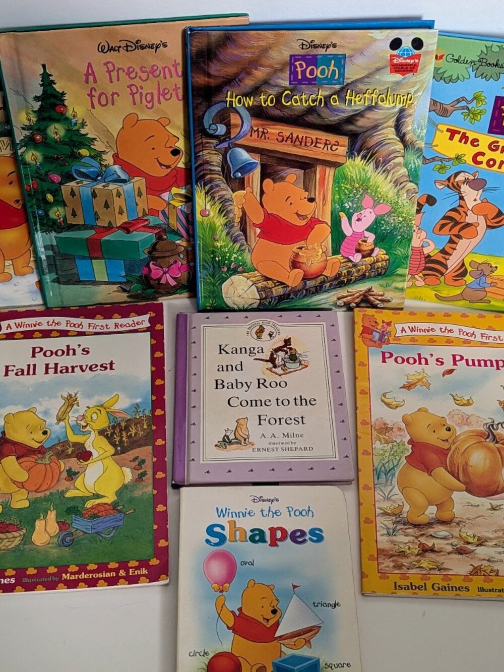 Vintage Disney Winnie the Pooh Children’s Books Bundle Lot of 8